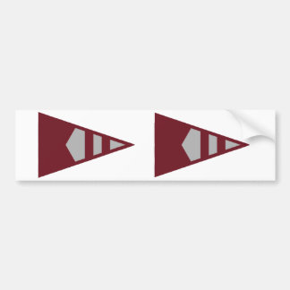 Burke Sailing Burgee Bumper Stickers