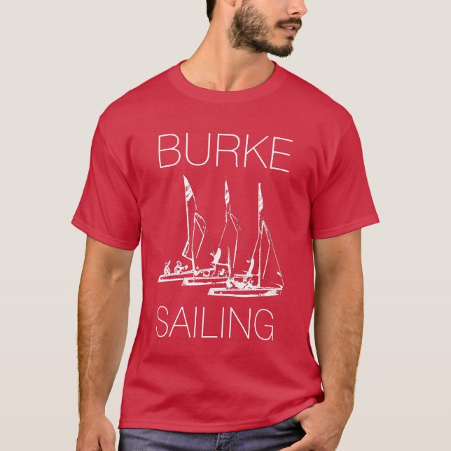Burke Sailing Dark T-Shirt (Front Only) (Front)