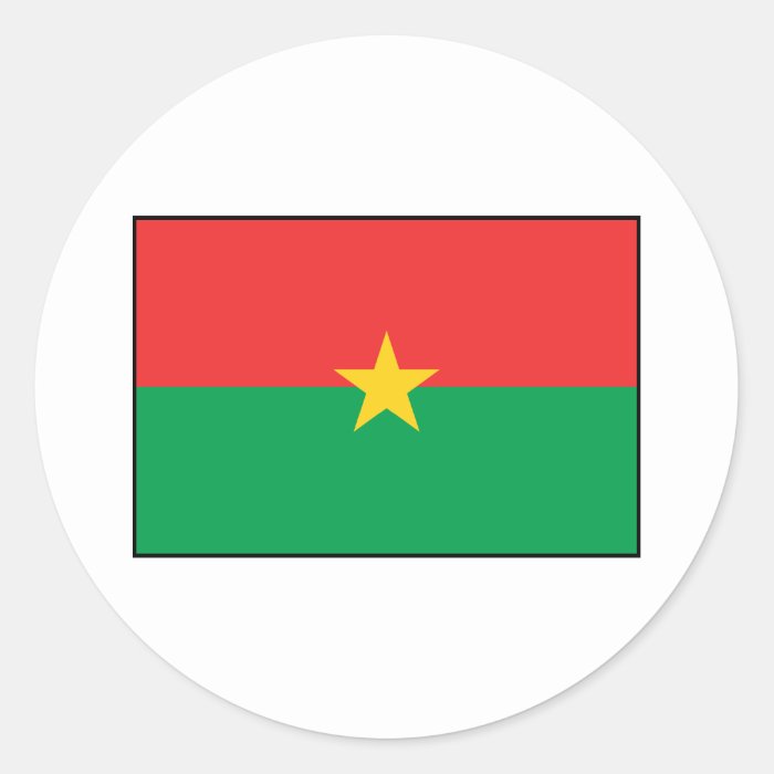 Burkina Faso – Burkinabe Flag Sticker