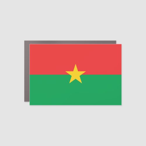 Burkina Faso Flag Car Magnet