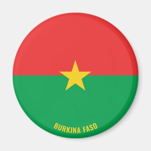 Burkina Faso Flag Charming Patriotic Magnet