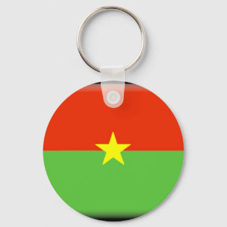 Burkina Faso Flag Keychain