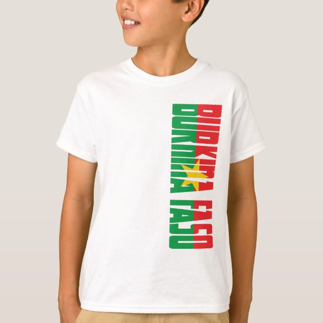 Burkina Faso Flag T-Shirt (Front)