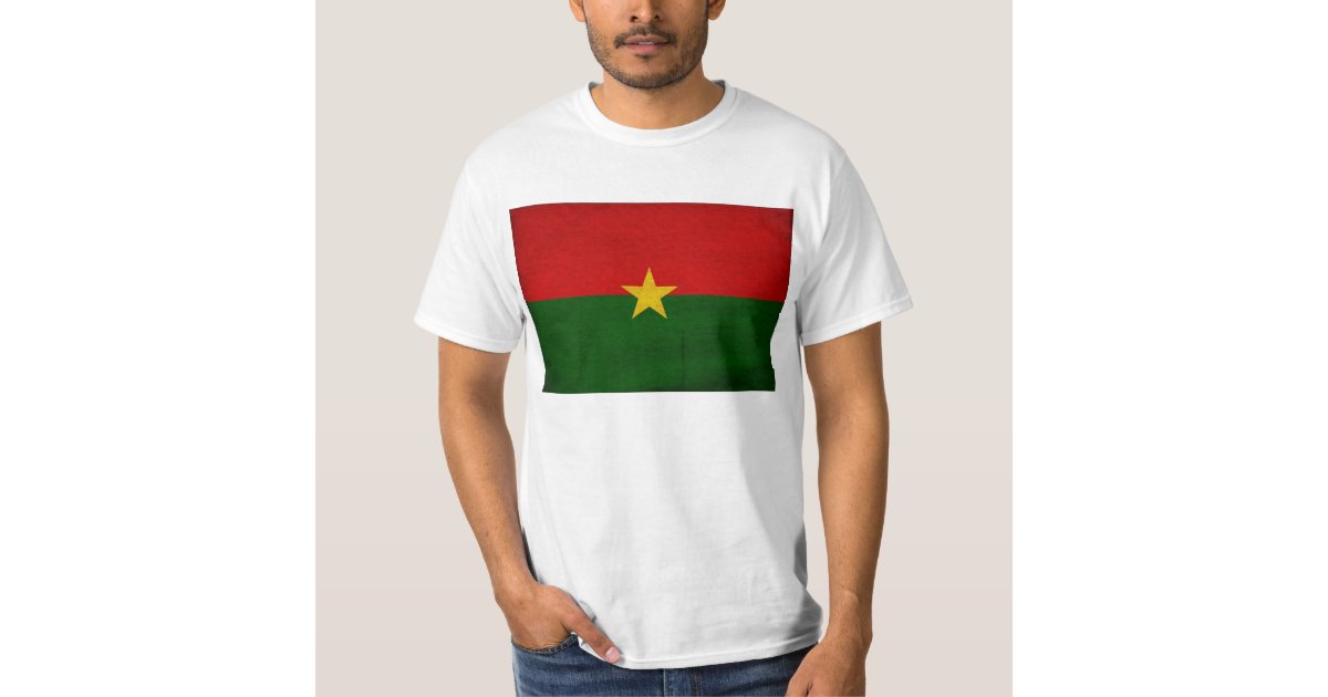 Burkina Faso Flag T-shirt | Zazzle.com