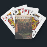 Burkina Faso Illustration Travel Art Vintage Poker Cards<br><div class="desc">Burkina Faso vector artwork design. Burkina Faso,  a culturally rich West African nation,  is known for its vibrant traditions,  breathtaking landscapes,  and historic villages.</div>