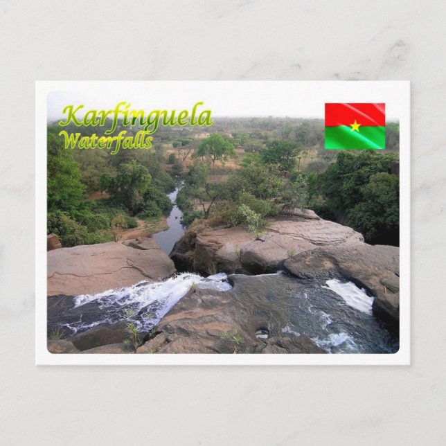 Burkina Faso - Karfinguela Waterfalls - Postcard (Front)