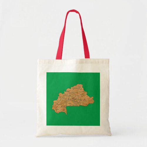 Burkina Faso Map Bag