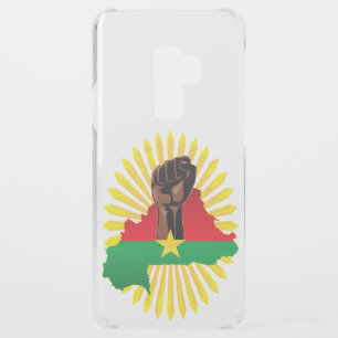 Burkina Faso Map, Flag and Revolution Fist Uncommon Samsung Galaxy S9 Plus Case