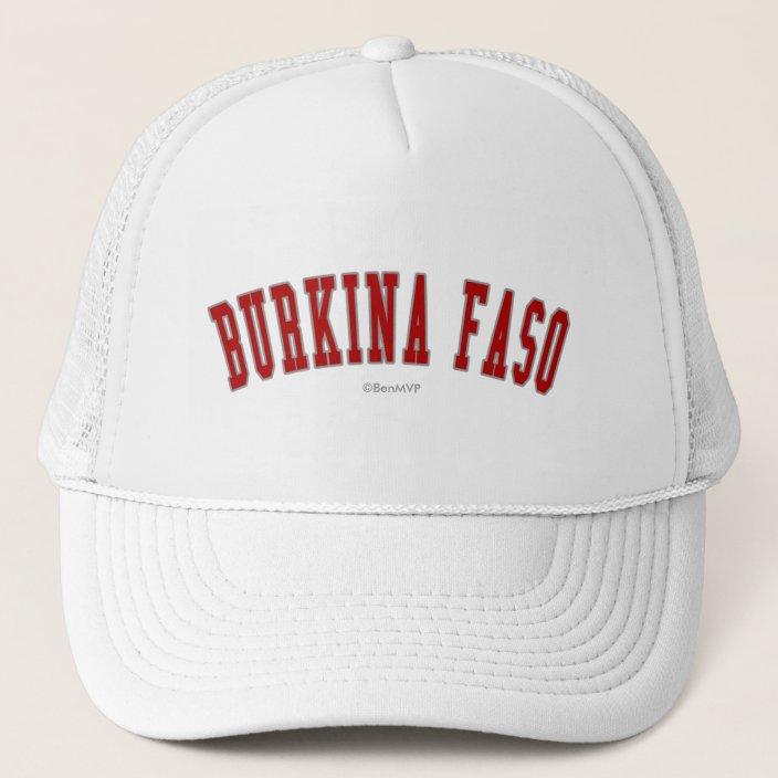 Burkina Faso Mesh Hat