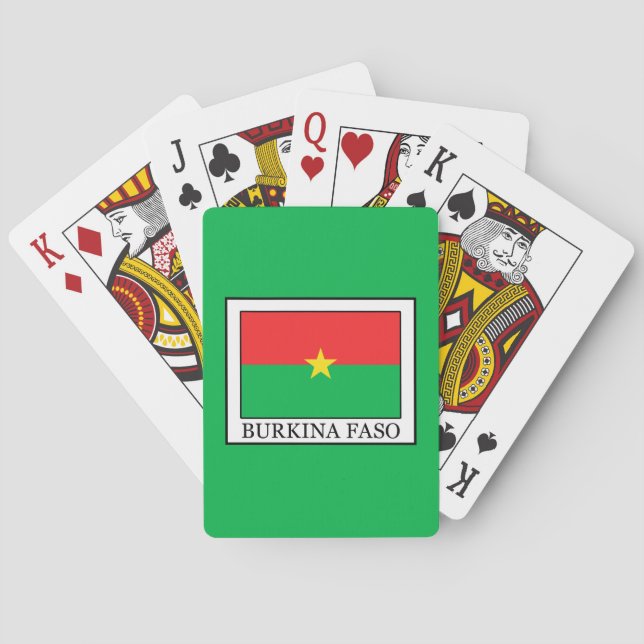 Burkina Faso Poker Cards (Back)