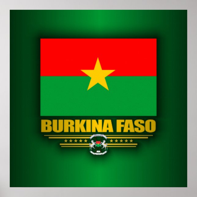 Burkina Faso Pride Poster (Front)