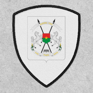 Burkinabé Coat of Arms, Burkina Faso Patch