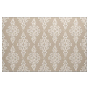 Burlap and Lace Romantic Shabby Chic Fabric 1