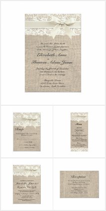 Burlap and Lace Weddings