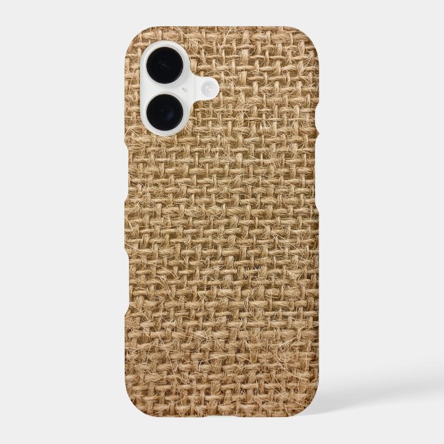 Burlap Background Case-Mate iPhone Case (Back)