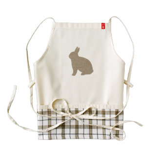 Burlap Bunny Apron