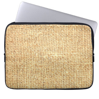 Burlap Coffee Sack Laptop Sleeve