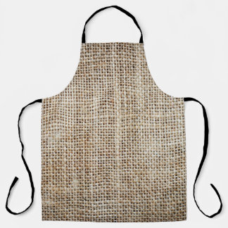 Burlap Hessian Background Texture Apron