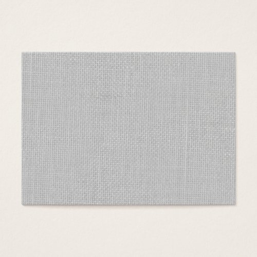 Burlap in Silvery White Business Card Template