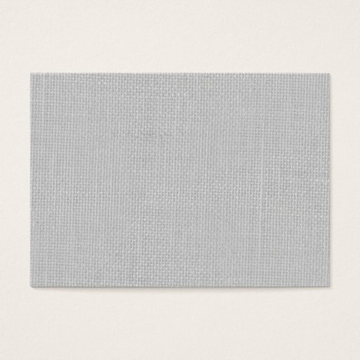 Customizable Burlap in Silvery White Business Card Template