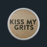 Burlap Kiss My Grits Speaker<br><div class="desc">Burlap Kiss My Grits</div>