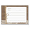 Burlap Lace and Rope Recipe Cards