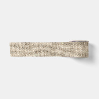 Burlap Look Country Chic Earth Tone Satin Ribbon