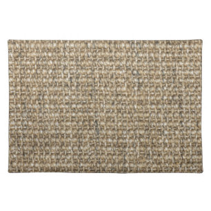Burlap pattern cloth placemat