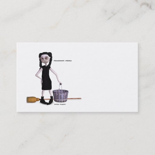 Customizable Burlap Ragdoll Business Card