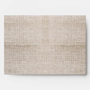 burlap rustic invitations envelope