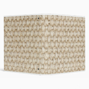 Burlap texture binder