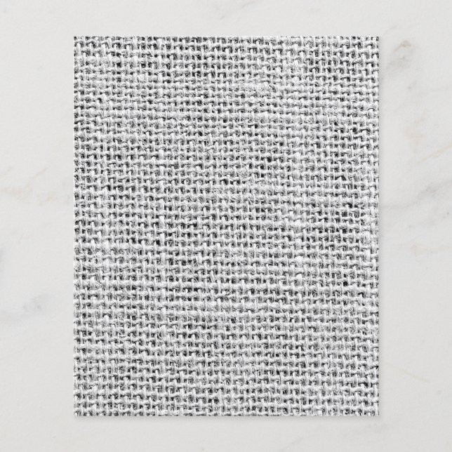 Burlap Texture Scrapbook Paper - Rustic White (Front)