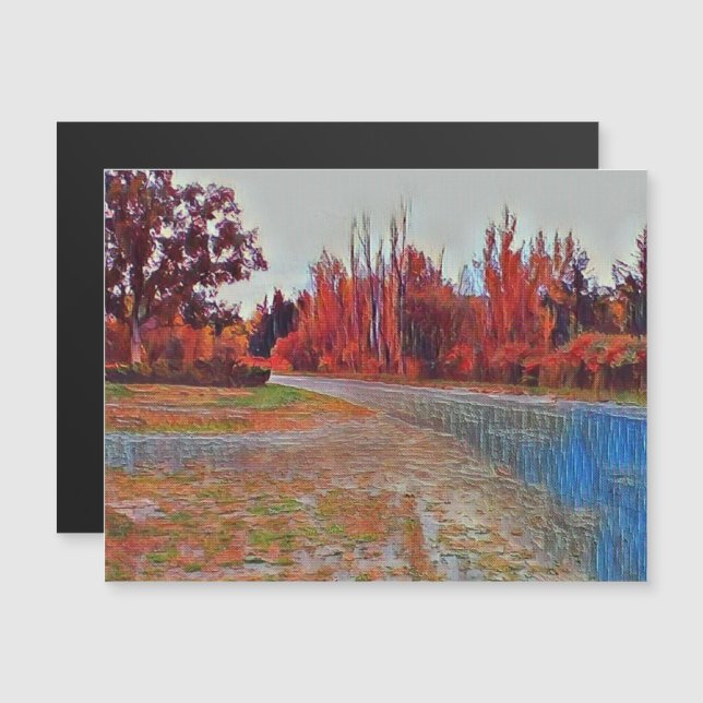 Burleigh Falls Paint Thin Magnetic Card (Front/Back)