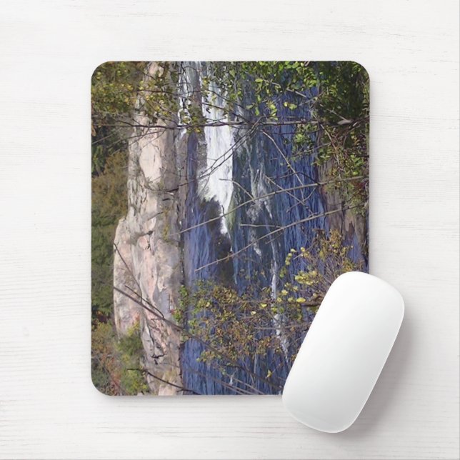 Burleigh Falls waters Mouse Pad (With Mouse)