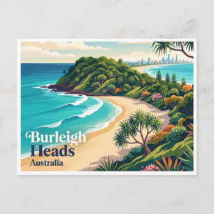 Burleigh Heads Gold Coast Australia Postcard