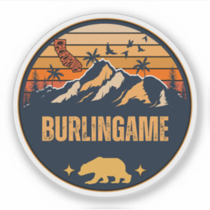 Burlingame, California Sticker