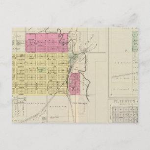 Burlingame, Melvern, Peterton Postcard