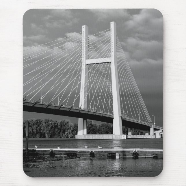 Burlington, Iowa Bridge Mouse Pad (Front)