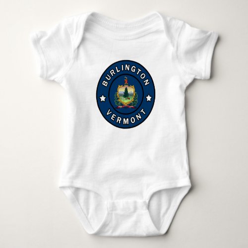 Burlington Vermont Baby Bodysuit