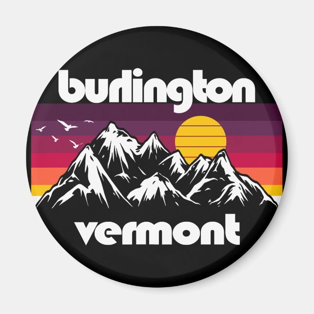 Burlington,Vermont Magnet (Front)