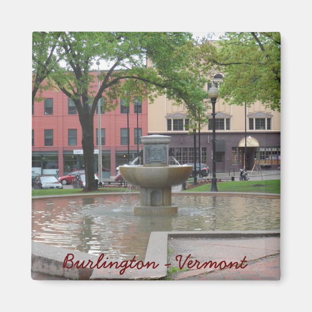 Burlington, Vermont Magnet (Front)
