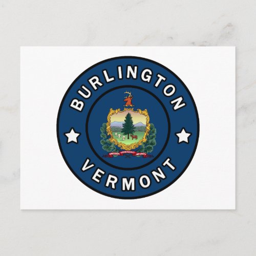 Burlington Vermont Postcard