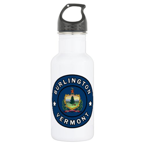 Burlington Vermont Stainless Steel Water Bottle