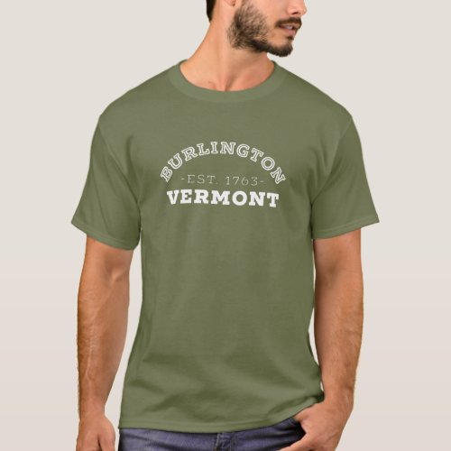 Burlington Vermont T_Shirt