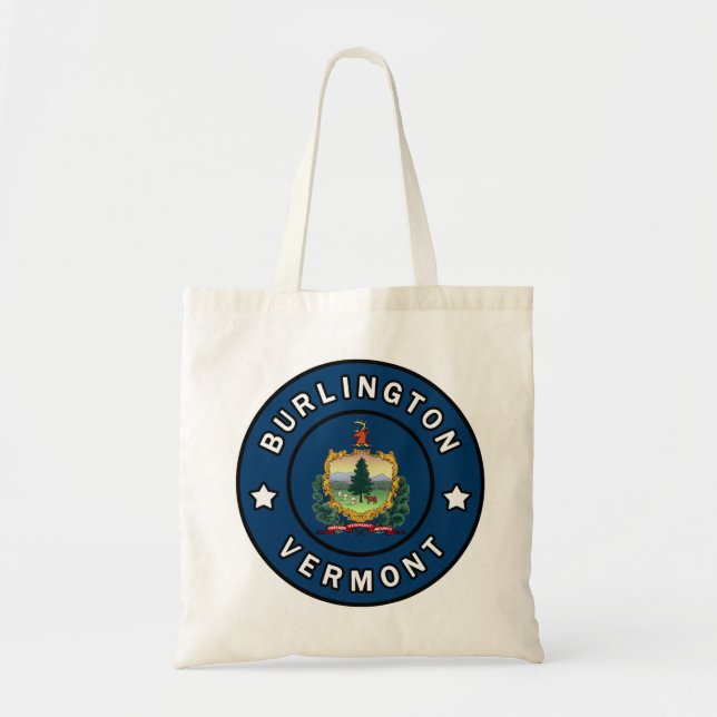 Burlington Vermont Tote Bag (Front)