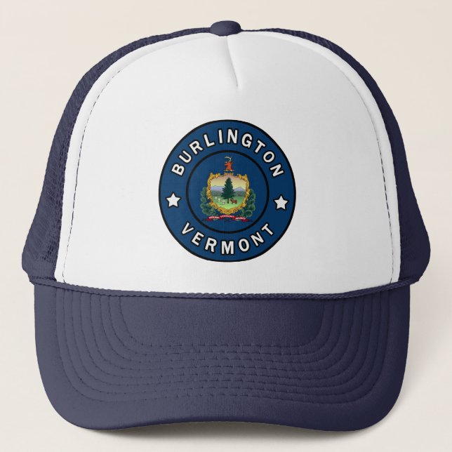 Burlington Vermont Trucker Hat (Front)