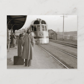 Burlington Zephyr Train, 1940 Postcard