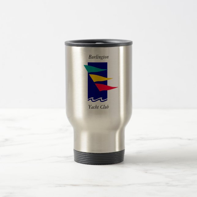 BurlingtonYacht Club Travel Mug (Center)