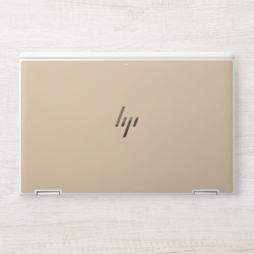 Burly Wood Solid Color HP Laptop Skin