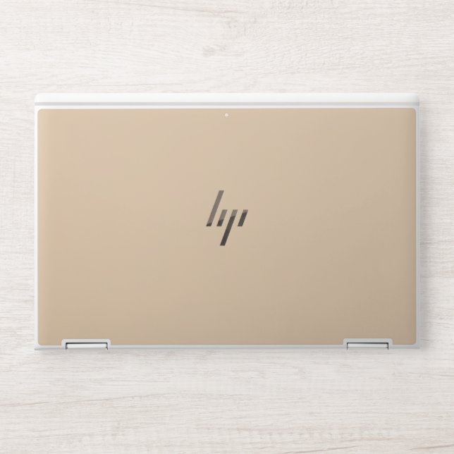 Burly Wood Solid Color HP Laptop Skin (Front)